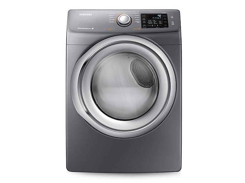 Samsung - 7.5 cuft 11-Cycle Steam Gas Dryer - Platinum
