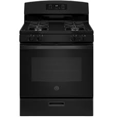 GE 30 in Gas Range - Black
