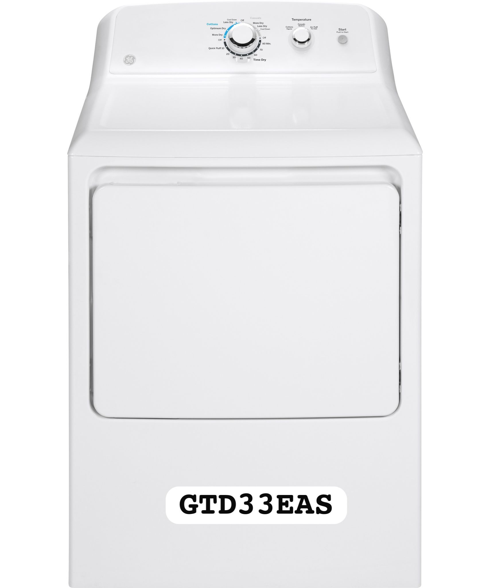 GE 7.2 cuft GasDryer