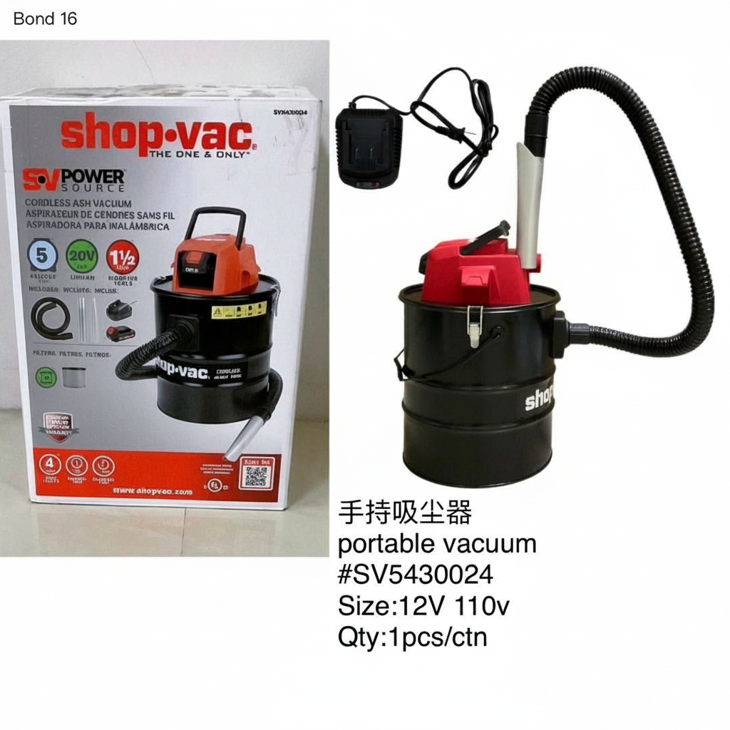 Shop-Vac 4-Gallon 5 PHP Cordless Wet/Dry Shop Vacuum