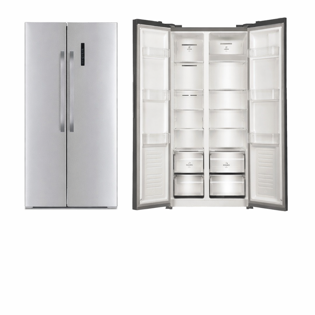 Supertronics 21 cuft Side x Side Refrigerator - Stainless Steel