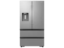 Samsung 33 in. W 24.5 cu. ft. 3-Door French Door Smart Refrigerator in Stainless Steel with Dual Icemaker