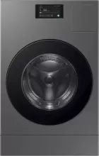 Samsung Bespoke 5.3 cu. ft. Ultra Capacity All-In-One Washer Dryer Combo with Super Speed and Ventless Heat Pump in Dark Steel