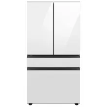 Samsung - BESPOKE 23 cu. ft. 4-Door French Door Counter Depth Smart Refrigerator with Beverage Center