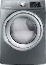 Samsung - 7.5 cuft 11-Cycle Steam Gas Dryer - Platinum