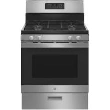 GE 30 in. 4.8 cuft Freestanding Gas Range - Stainless Steel