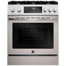 KENMORE 30 in. 4.8 cuft 5 Burners Front-Control Gas Range with Air Fry -  Stainless Steel