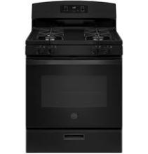GE 30 in Gas Range - Black