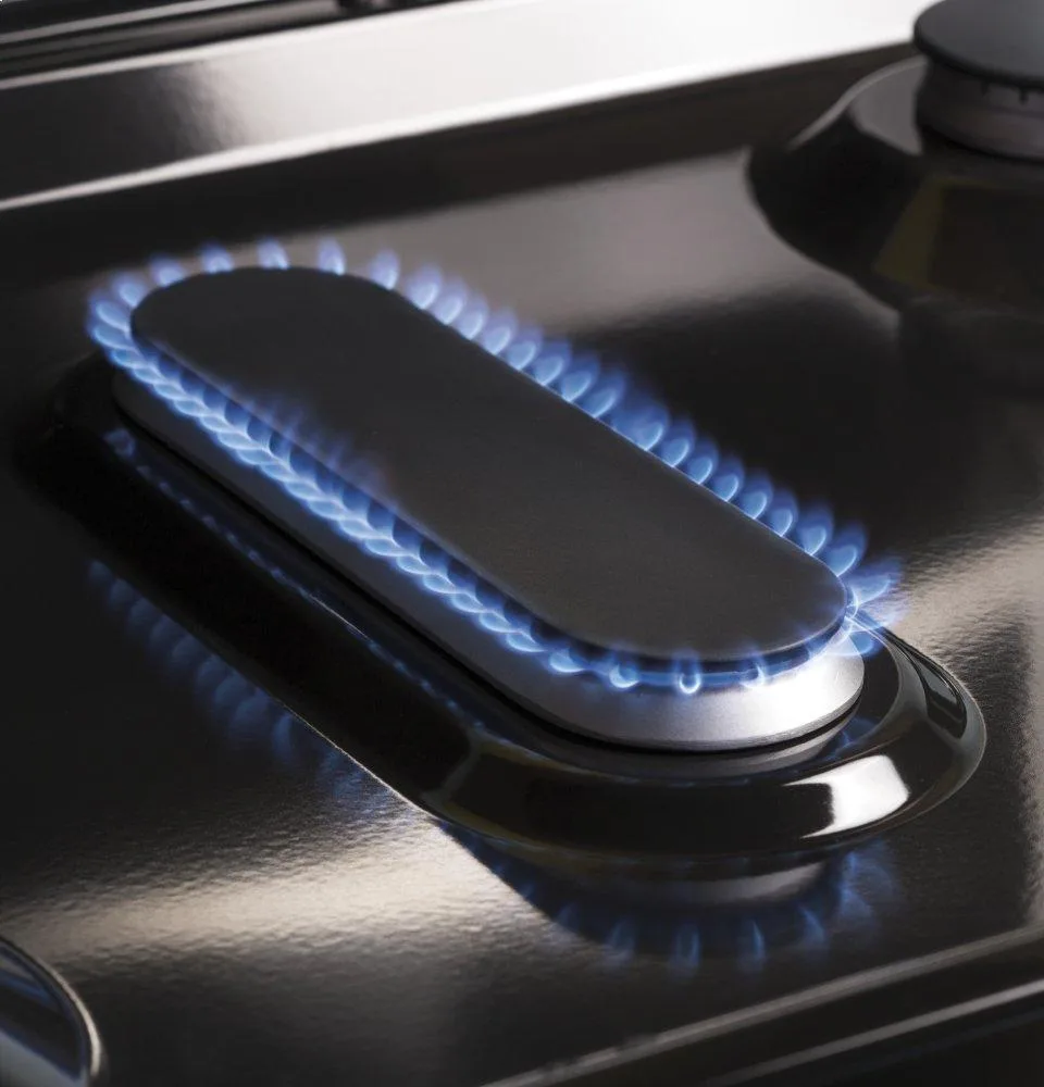 GE 30 in. 5.0 cuft Gas Range in Stainless Steel with Griddle view 6
