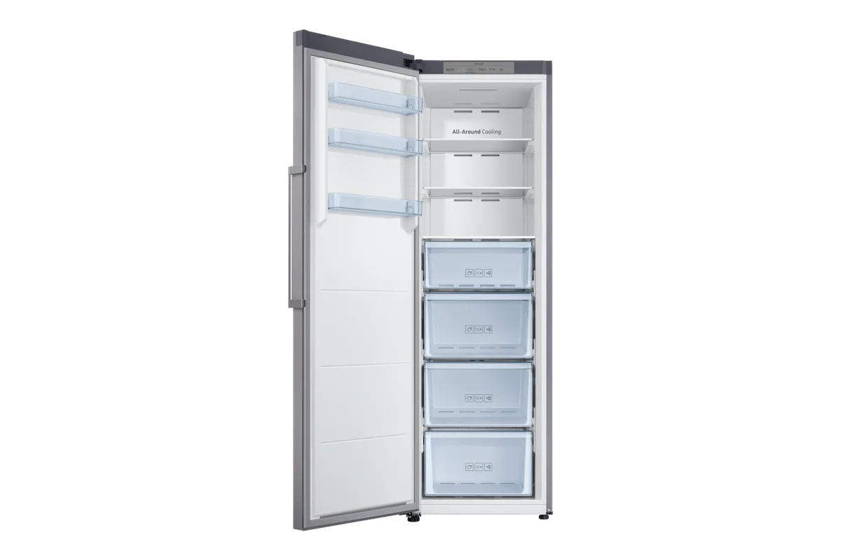 Samsung 11 cuft Frost Free Convertible Upright Freezer - Stainless Steel view 3