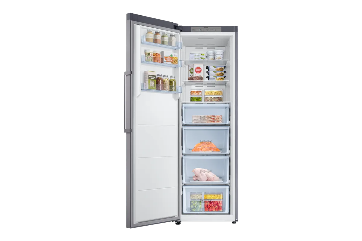 Samsung 11 cuft Frost Free Convertible Upright Freezer - Stainless Steel view 4