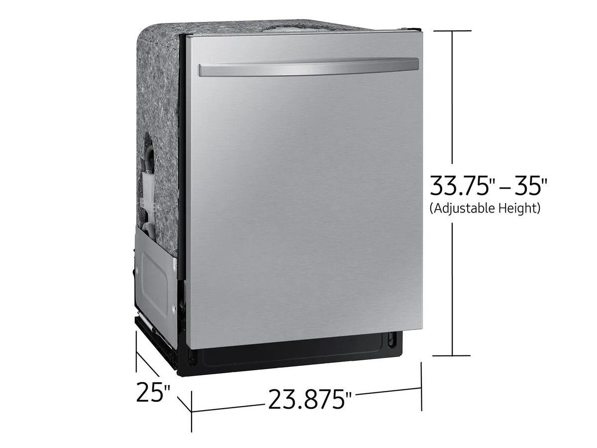 Samsung 24 in. Built-In Tall Tub Smart Dishwasher with StormWash - Stainless Steel view 2