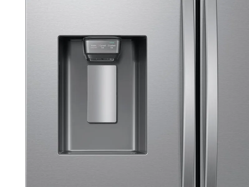 Samsung 25 cuft Mega Capacity Counter Depth 3-Door French Door Refrigerator with Family Hub - Stainless Steel view 3
