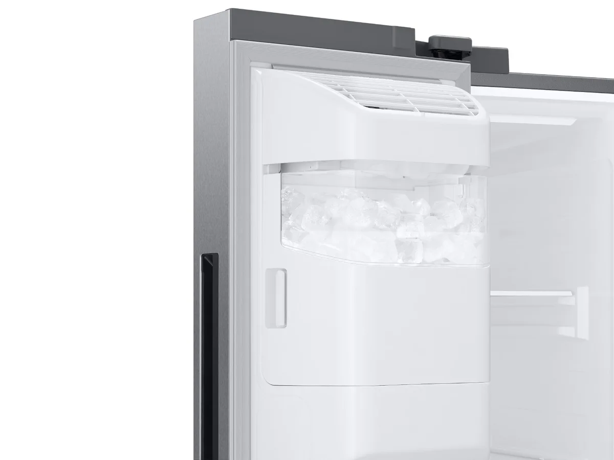 Samsung 27.4 cuft Side by Side Refrigerator - Fingerprint-Resistant Stainless Steel view 6