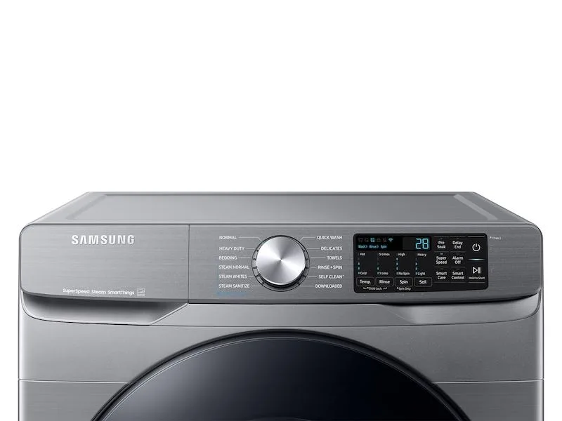 Samsung 4.5 cu. ft. Smart High-Efficiency Front Load Washer - Platinum view 2
