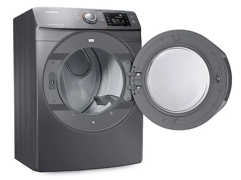 Samsung - 7.5 cuft 11-Cycle Steam Gas Dryer - Platinum view 2