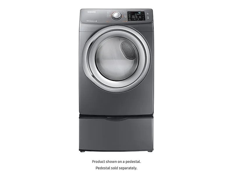 Samsung - 7.5 cuft 11-Cycle Steam Gas Dryer - Platinum view 6