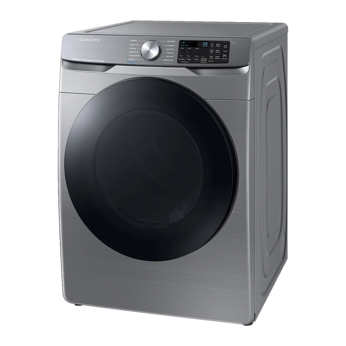 Samsung 7.5 cuft Gas Dryer with Steam Cycle - Platinum view 1