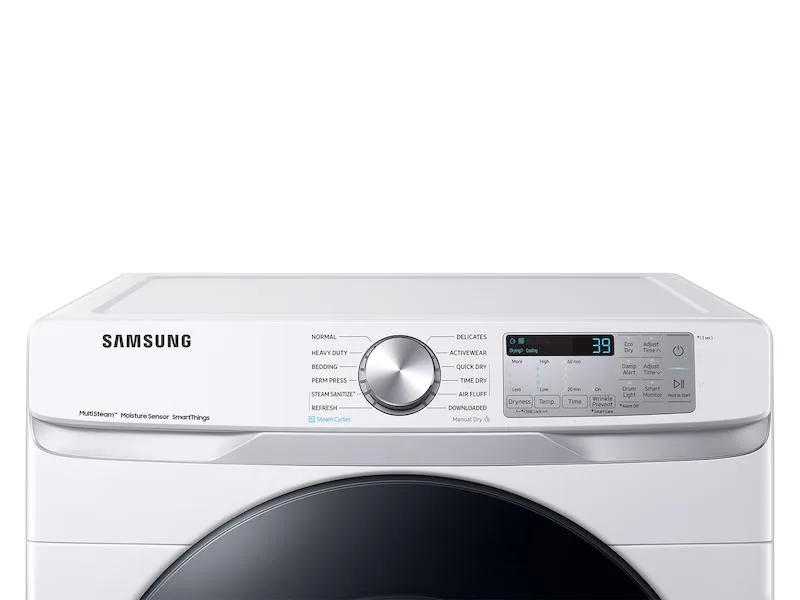 Samsung 7.5 cuft Smart Gas Dryer with Steam Sanitize 110v view 2