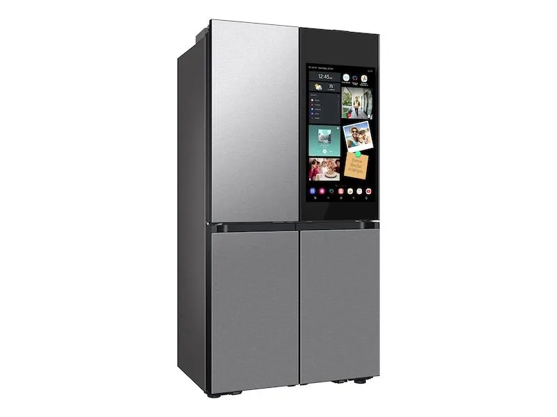 Samsung Bespoke 23 cuft 4-Door Flex French Door Counter Depth with AI Family Hub - Stainless Steel view 4