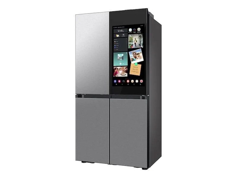Samsung Bespoke 23 cuft 4-Door Flex French Door Counter Depth with AI Family Hub - Stainless Steel view 5