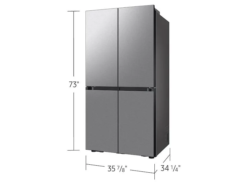 Samsung Bespoke 29 cuft 4-Door Flex with Beverage Center - Stainless Steel view 2