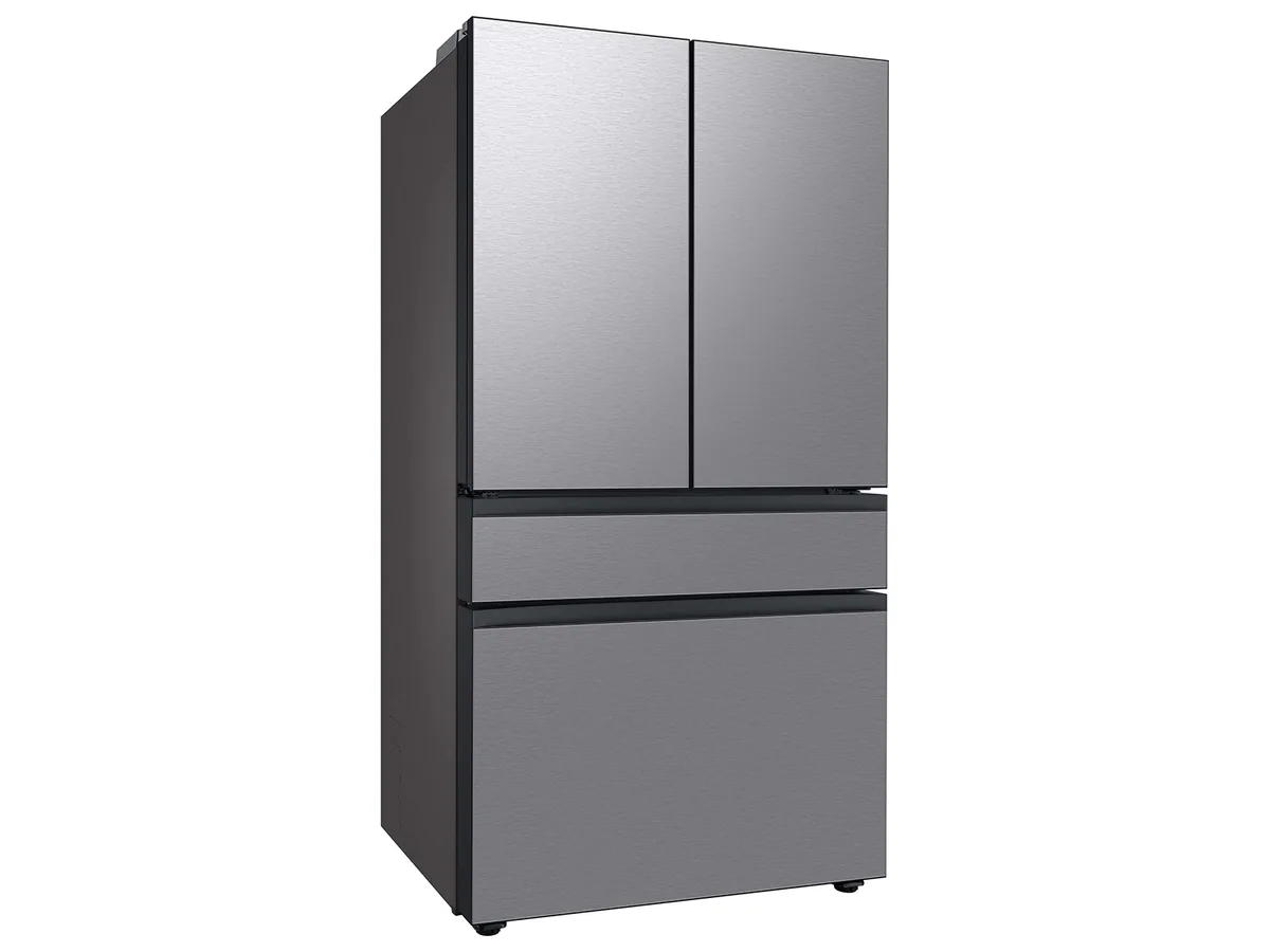 Samsung Bespoke 29 cuft 4-Door French Door Smart Refrigerator with Beverage Center - Stainless Steel view 1