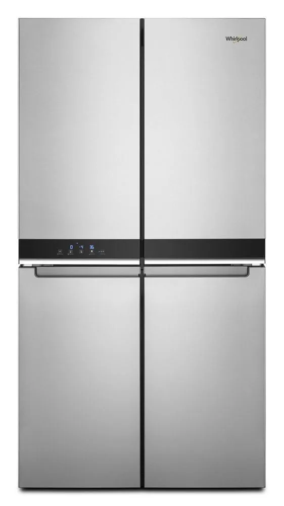 Whirlpool Counter-Depth 19.4 cuft 4 Door French Door Refrigerator with Ice Maker - Stainless Steel view 1