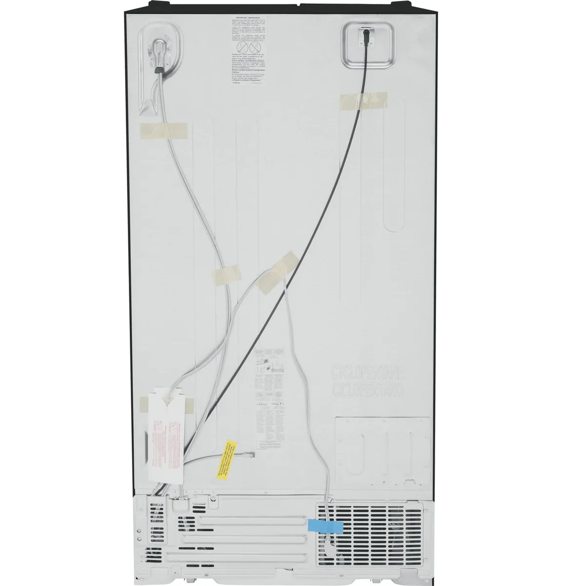 GE 25.3 cu. ft. Side-by-Side Refrigerator - Black view 8