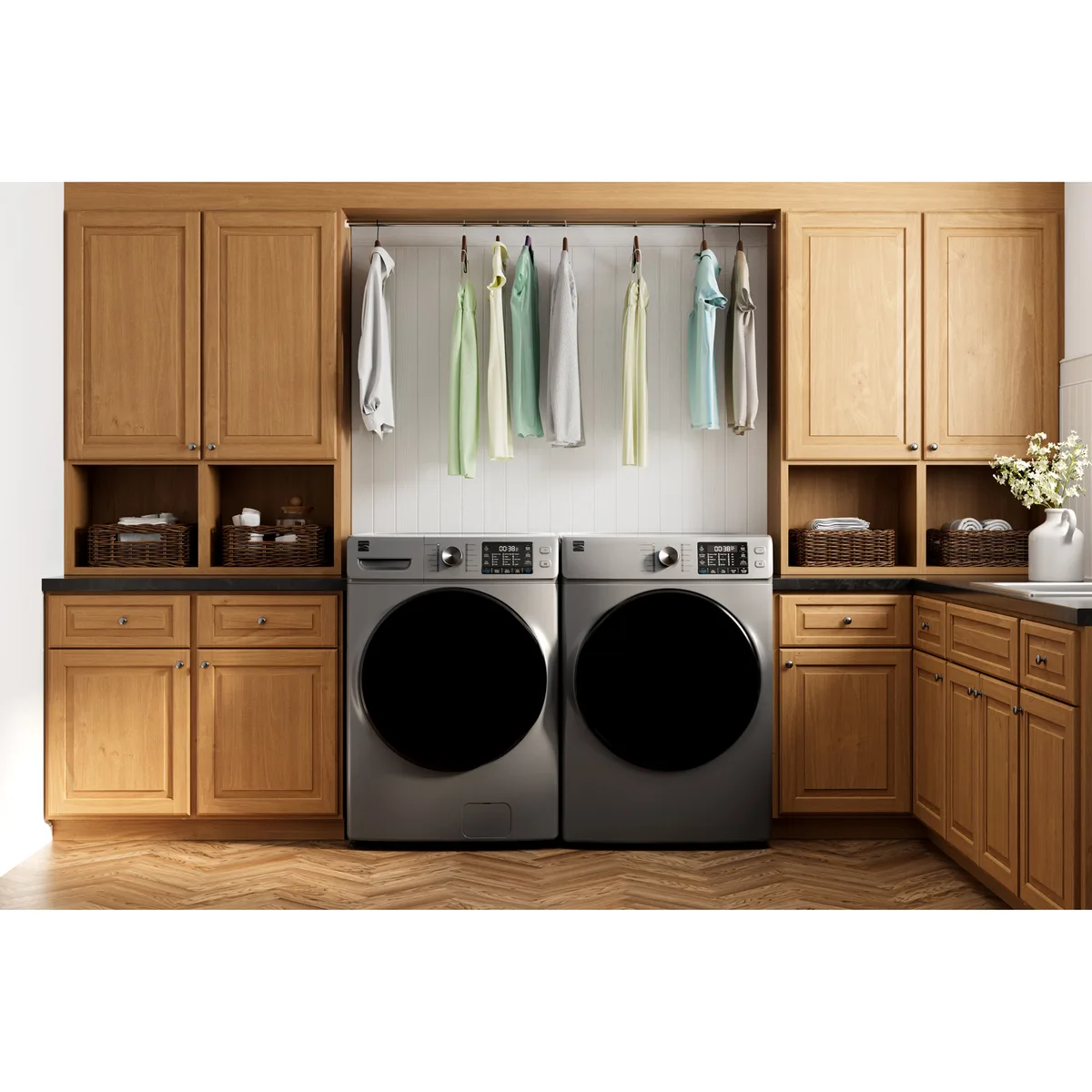 Kenmore 8.0 cuft Gas Dryer w/Steam - Stainless Steel view 5