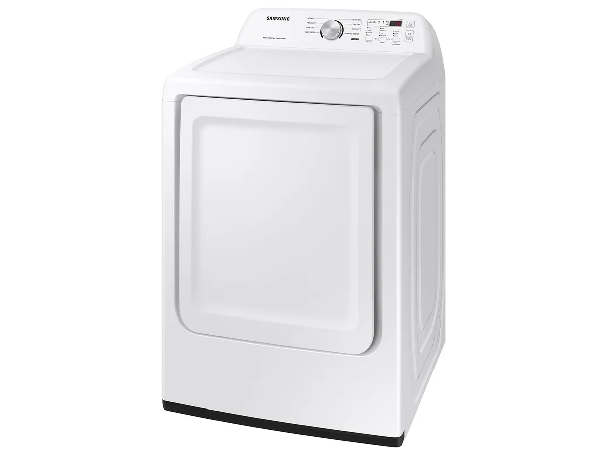 Samsung 7.2 cuft Electric Dryer with Sensor Dry - White view 5