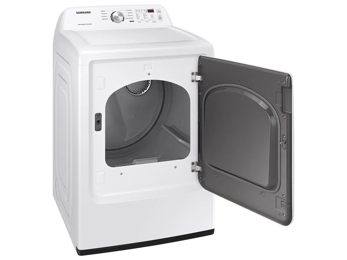 Samsung 7.2 cuft Electric Dryer with Sensor Dry - White view 8