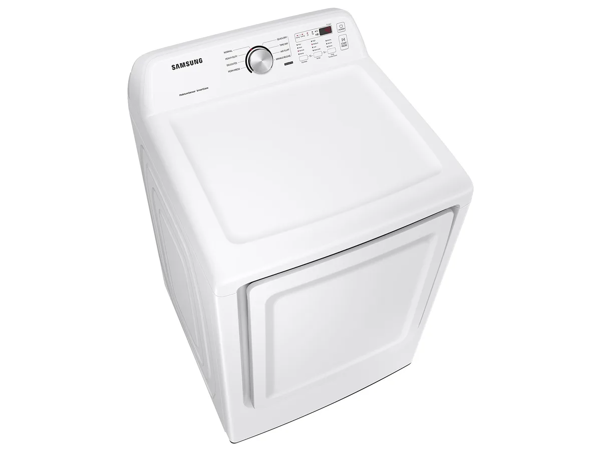 Samsung 7.2 cuft Electric Dryer with Sensor Dry - White view 6