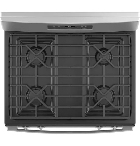 GE 30 in. 4.8 cuft Freestanding Gas Range - Stainless Steel view 4
