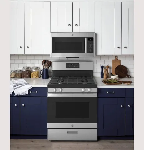 GE 30 in. 4.8 cuft Freestanding Gas Range - Stainless Steel view 6