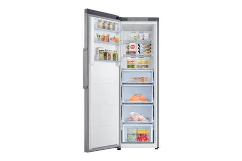 Samsung 11 cuft Frost Free Convertible Upright Freezer - Stainless Steel view 4