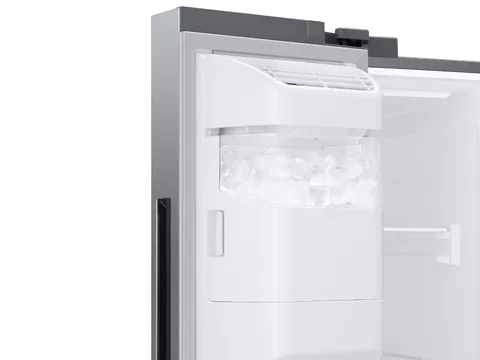 Samsung 27.4 cuft Side by Side Refrigerator - Fingerprint-Resistant Stainless Steel view 6
