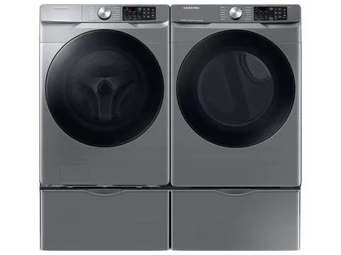 Samsung 4.5 cu. ft. Smart High-Efficiency Front Load Washer - Platinum view 6