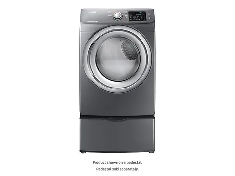 Samsung - 7.5 cuft 11-Cycle Steam Gas Dryer - Platinum view 6
