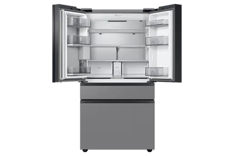 Samsung Bespoke 23 cuft 4-Door French Door Smart Refrigerator with Beverage Center in Stainless Steel, Counter Depth view 5