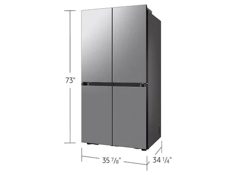 Samsung Bespoke 29 cuft 4-Door Flex with Beverage Center - Stainless Steel view 2