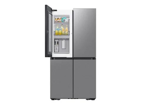 Samsung Bespoke 29 cuft 4-Door Flex with Beverage Center - Stainless Steel view 3
