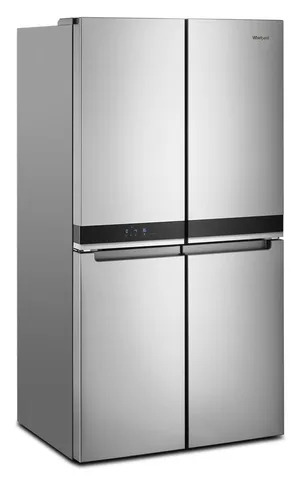 Whirlpool Counter-Depth 19.4 cuft 4 Door French Door Refrigerator with Ice Maker - Stainless Steel view 5