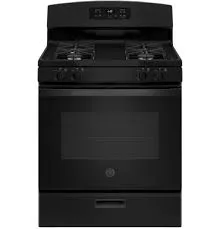 GE 30 in Gas Range - Black