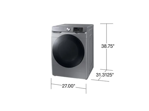 Samsung 7.5 cuft Electric Dryer with Steam Cycle - Platinum