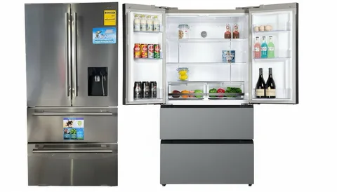 Supertronics 20 cuft 4-Door French Door Refrigerator - Stainless Steel