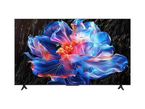 TCL 55" TV with 4K HDR, featuring AiPQ Processor, sleek design, MEMC, and HDMI