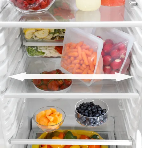 GE 25.3 cu. ft. Side-by-Side Refrigerator - Black view 19