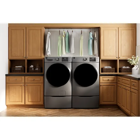 Kenmore 8.0 cuft Gas Dryer w/Steam - Stainless Steel view 4