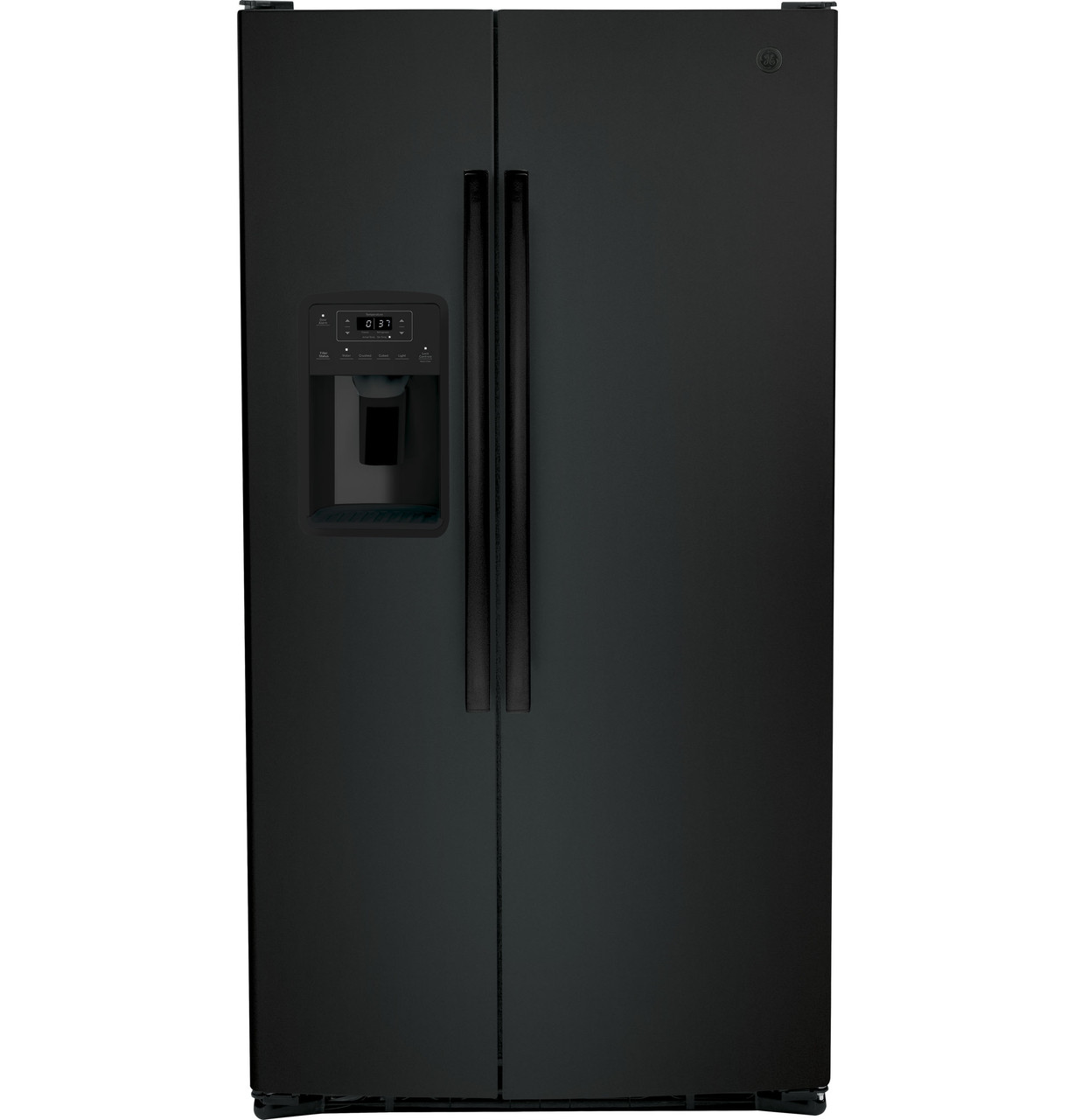 GE 25.3 cu. ft. Side-by-Side Refrigerator - Black